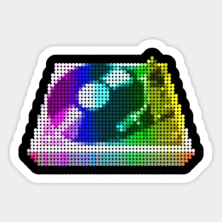 Turntable Mosaic Sticker